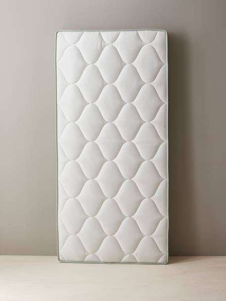 Matelas enfant mousse recyclée thermorégulateur traité Passerelle® blanc - vertbaudet enfant 