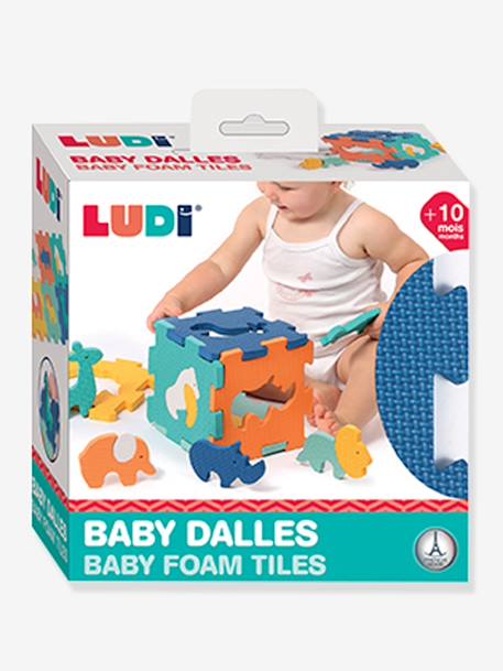Puzzle Baby Dalles Animaux LUDI multicolore - vertbaudet enfant 