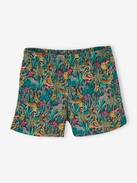 Set met 2 meisjespyjama's Basics 'Wild' rozen - vertbaudet enfant 
