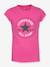 T-shirt Timeless Chuck Patch Tee blanc+rose - vertbaudet enfant 