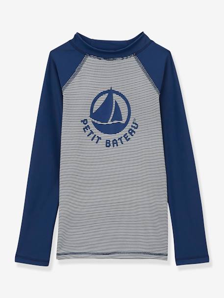 Anti-UV shirt met lange mouwen PETIT BATEAU blauw - vertbaudet enfant 