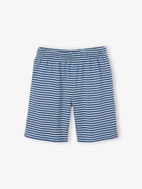 Lot de 2 pyjashorts garçon summer surf bleu jean - vertbaudet enfant 