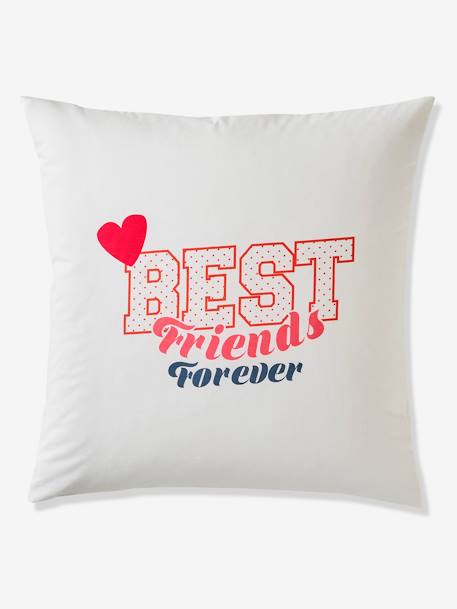 Parure housse de couette + taie d'oreiller enfant BFF écru - vertbaudet enfant 
