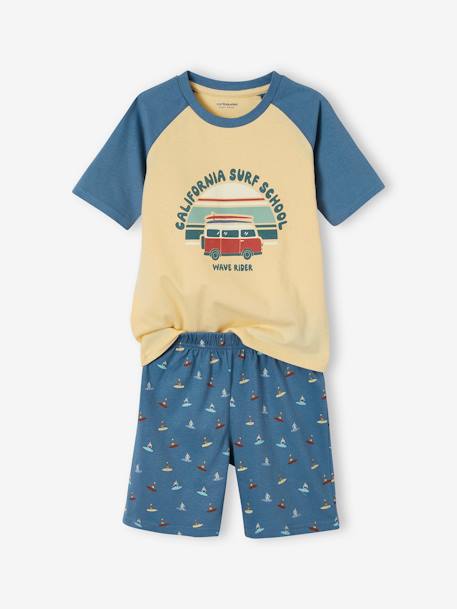 Set met 2 pyjamashorts 'Summer Surf' voor jongens jeansblauw - vertbaudet enfant 