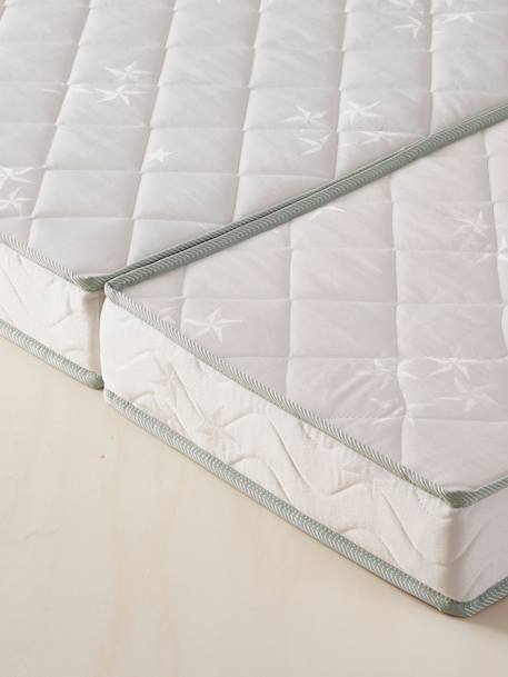 Matelas enfant évolutif anti-acariens traité Bi-ome NTL® blanc - vertbaudet enfant 