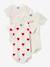Lot de 3 bodies manches courtes en coton bio blanc - vertbaudet enfant 