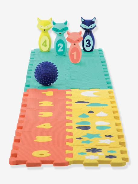 Activiteitenkoffer tapijt kegels en vormen LUDI meerkleurig - vertbaudet enfant 