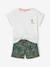 Set met 2 meisjespyjama's Basics 'Wild' rozen - vertbaudet enfant 