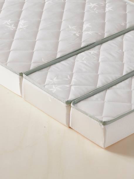 Matelas enfant évolutif 3 parties anti-acariens traité Bi-ome NTL® BLANC - vertbaudet enfant 