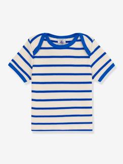 Baby-T-shirt, coltrui-T-shirt met korte mouwen PETIT BATEAU