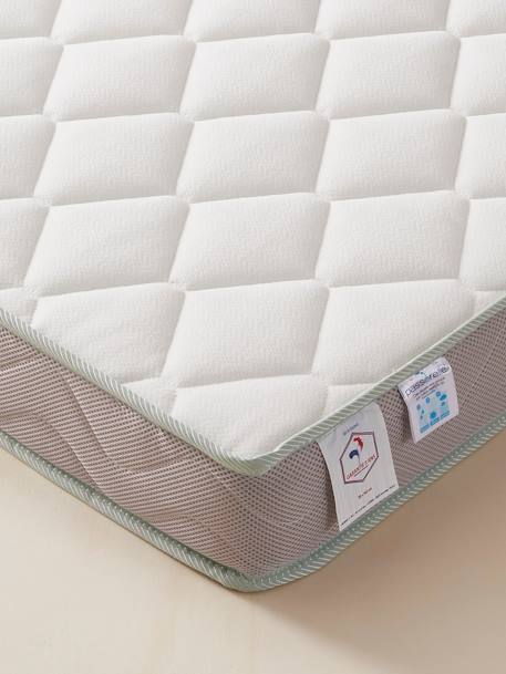 Matelas bébé thermorégulateur traité Passerelle® blanc - vertbaudet enfant 