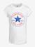 T-shirt Timeless Chuck Patch Tee blanc+rose - vertbaudet enfant 