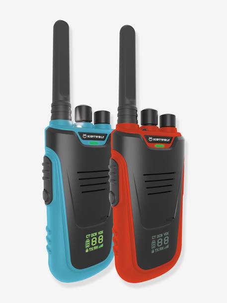 Kidytalk- Talkie Walkie rechargeable - bleu+rose nude+vert - vertbaudet enfant 