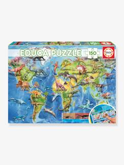 Puzzel wereldkaart dino's - 150 stuks - EDUCA  - vertbaudet enfant