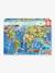 Puzzle Mappemonde Dinosaures - 150p - bleu - vertbaudet enfant 
