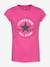 T-shirt Timeless Chuck Patch Tee blanc+rose - vertbaudet enfant 