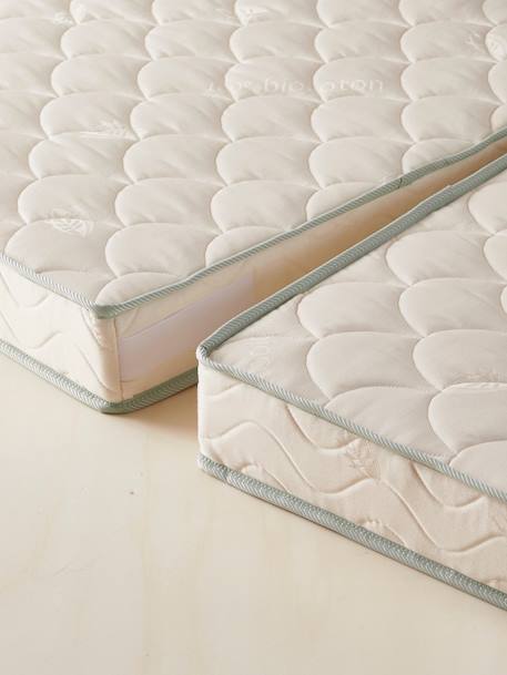 Matelas enfant évolutif BIOCOTON blanc - vertbaudet enfant 