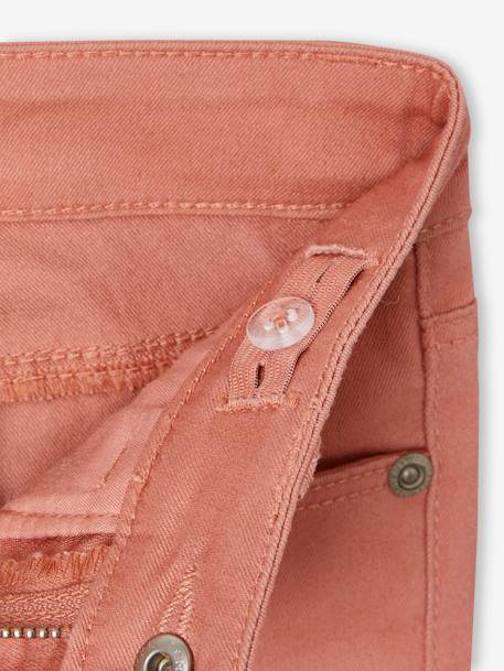 Pantalon slim indestructible fille poches coeurs au dos blush - vertbaudet enfant 