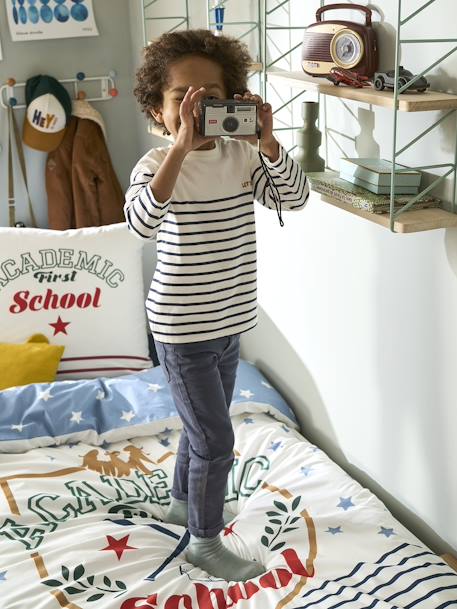 Slim garçon couleur morphologique MEDIUM beige+bleu ardoise+bleu nuit+noir+tomette+vert+vert émeraude - vertbaudet enfant 