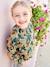 Meisjesblouse met bloemenprint blauwgroen - vertbaudet enfant 