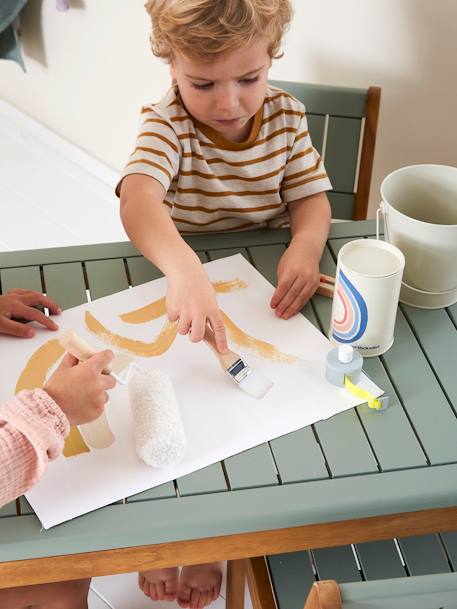 Kit du peintre en bois FSC® bleu - vertbaudet enfant 