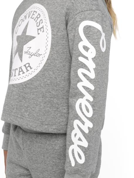 Fille-Sweat à capuche Chuck Patch Cropped Hoodie