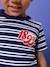 T-shirt rayé en coton bio PETIT BATEAU bleu - vertbaudet enfant 