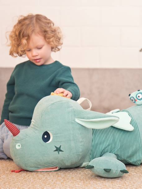 Joe knuffel met geheime opbergplaatsen - LILLIPUTIENS groen - vertbaudet enfant 