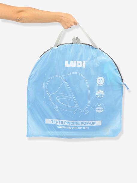 Anti-UV tent Multifunctioneel badje LUDI blauw - vertbaudet enfant 