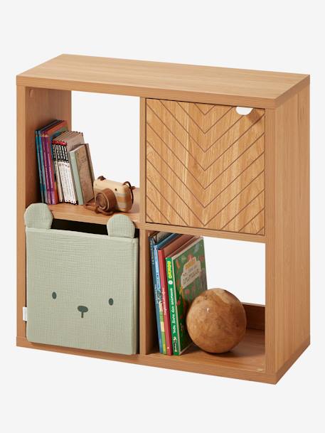 Porte pour meuble à cases chevrons bois - vertbaudet enfant 