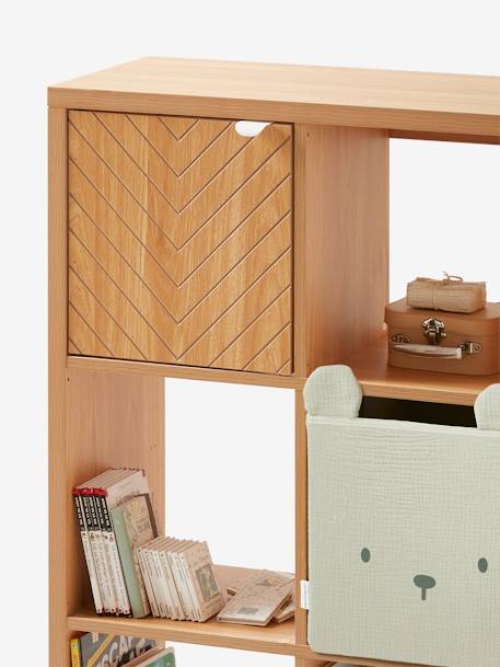 Porte pour meuble à cases chevrons bois - vertbaudet enfant 