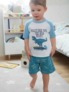 Pyjamashort met print Dino Surf voor jongens  - vertbaudet enfant