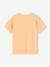 T-shirt met fotoprint opschrift in zwelinkt voor jongens abrikoos (poederkleur) - vertbaudet enfant 