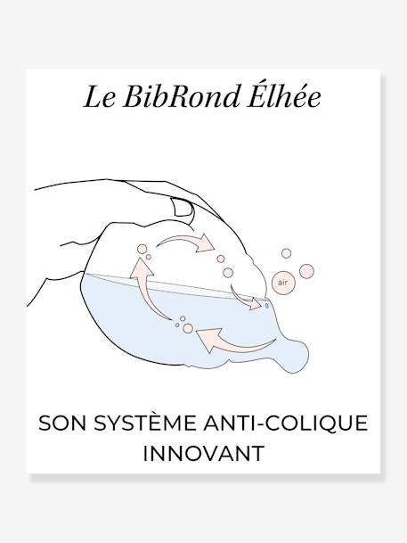 Zuigfles BibRond 240 ml ELHEE rood+saliegroen+ZAND - vertbaudet enfant 
