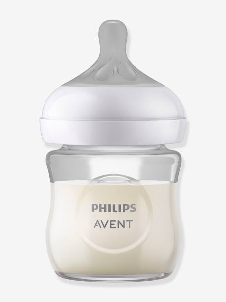 Glazen flesje 120 ml Philips AVENT Natural Response doorzichtig - vertbaudet enfant 