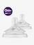 Lot de 2 tétines Philips AVENT Natural Response, 5 débits au choix transparent - vertbaudet enfant 