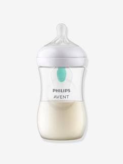 Biberon en verre à Réponse Naturelle 240 ml pour bébé 1 mois + - AVENT  PHILIPS