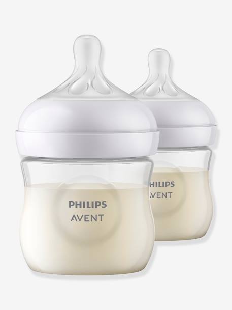 Set van 2 flesjes 125 ml Philips AVENT Natural Response doorzichtig - vertbaudet enfant 