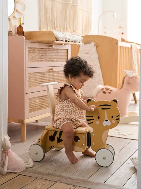 FSC¨-houten drager en loopwagen TANZANIE 2 in 1 hout - vertbaudet enfant 