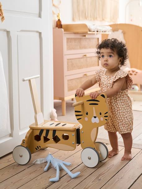 FSC¨-houten drager en loopwagen TANZANIE 2 in 1 hout - vertbaudet enfant 