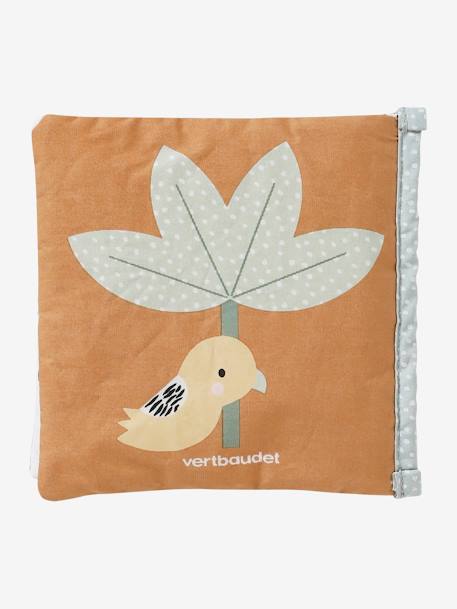 Geschenkdoos met 3 stuks:  knuffeldoek + rammelaar + prentenboek betoverd bos+groen - vertbaudet enfant 