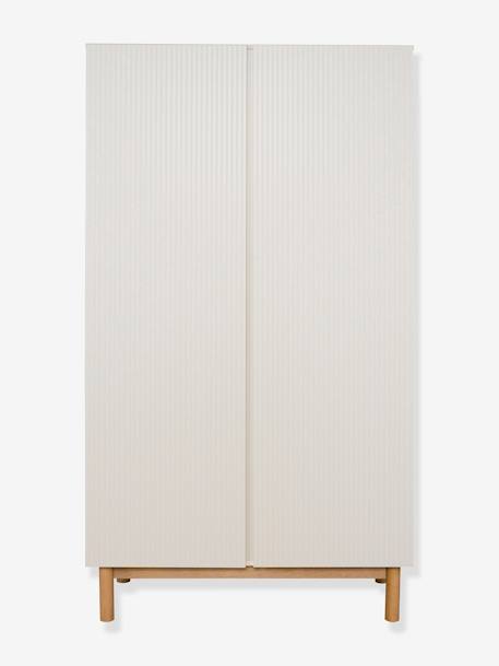 Armoire 2 portes Mood de Quax en MDF et bois de hêtre argile - vertbaudet enfant 