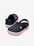 Sabots bébé Crocband Clog T (TM) BALLERINA PINK+ICE BLUE / WHITE+marine - vertbaudet enfant 