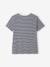 T-shirt coton brodé grossesse et allaitement personnalisable Rayé marine+Rayé rouge - vertbaudet enfant 
