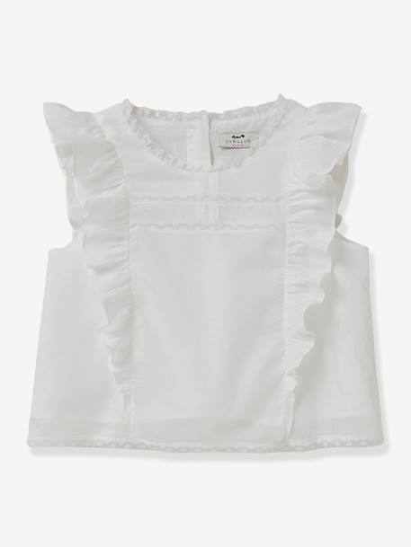 Ensemble Colette fille - Collection fêtes et mariages blanc - vertbaudet enfant 