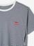 T-shirt coton brodé grossesse et allaitement personnalisable Rayé marine+Rayé rouge - vertbaudet enfant 