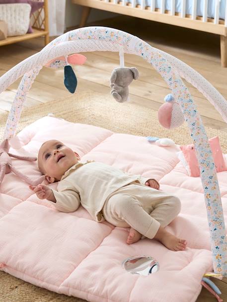 Tapis d'éveil en gaze de coton Koala+vert sauge - vertbaudet enfant 