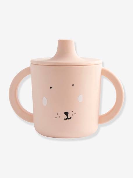 Tasse d'apprentissage Animal en silicone bleu+jaune+orange+rose+rose nude+vert - vertbaudet enfant 