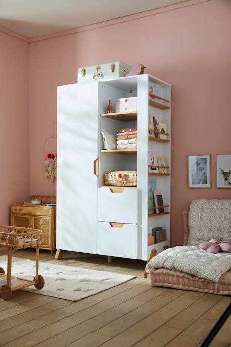Armoire PIROUETTE BLANC - vertbaudet enfant 