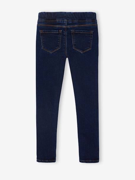 Jean fille tregging Basics bleu jean+stone - vertbaudet enfant 